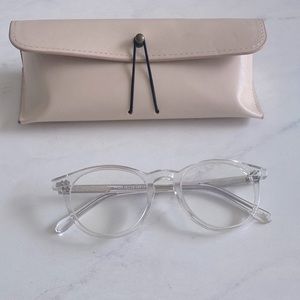 Prism Round Clear Glasses NWT